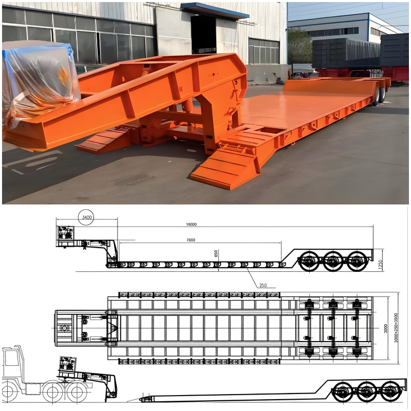 Detachable Gooseneck Lowboy Trailers for Sale Detachable Gooseneck Lowboy Trailers for Sale
