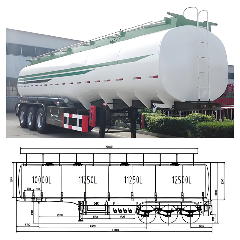Fuel Oil Tanker Semi Trailer Fuel Oil Tanker Semi Trailer