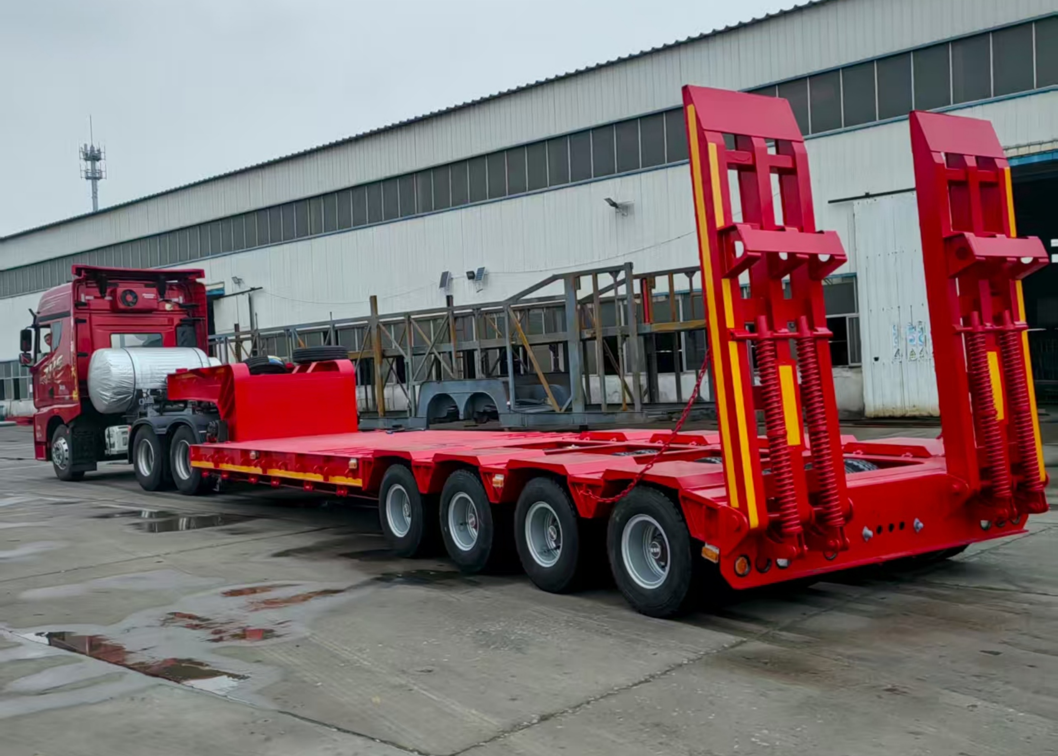 4 axle lowbed trailer 4 axle lowbed trailer