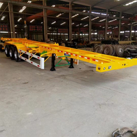 40foot 45foot Shipping Skeletal Container Chassis Semi Trailer 