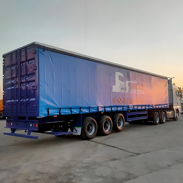 Curtain Side Semi Trailer