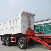 3 Axle Tipper Dump Drawbar Full Trailer
