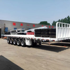 Tri Axles 20ft 40ft Flatbed Container Semi Trailer