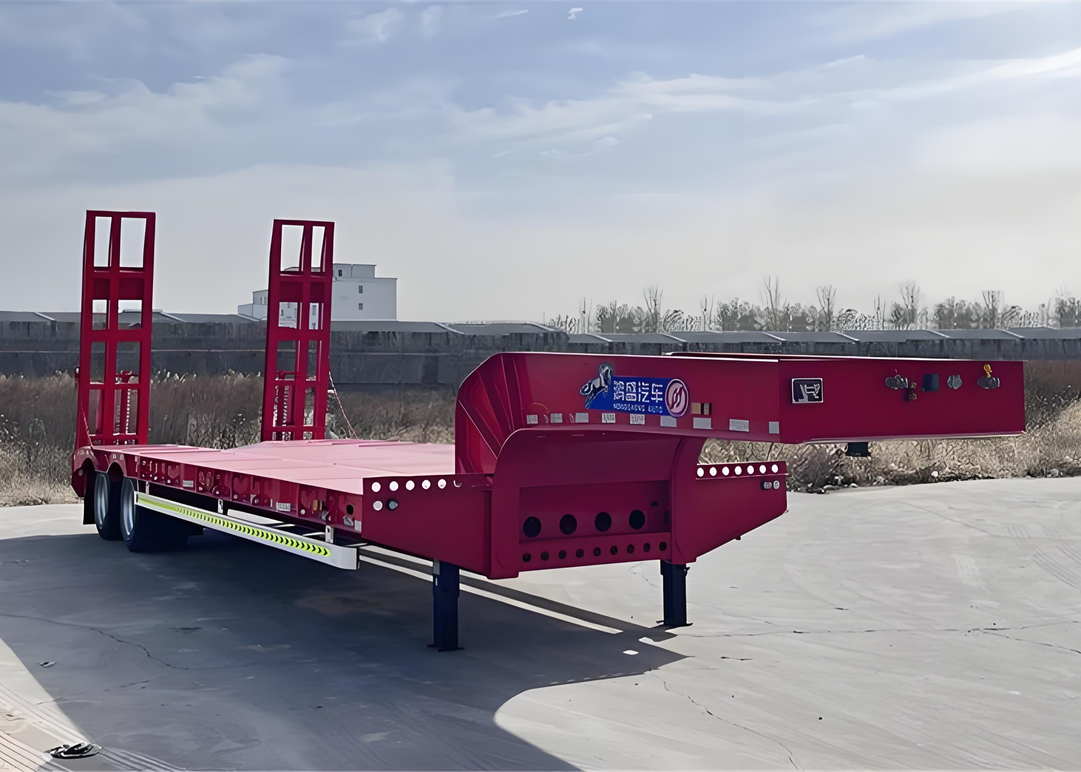 2 Axle Lowbed Trailer