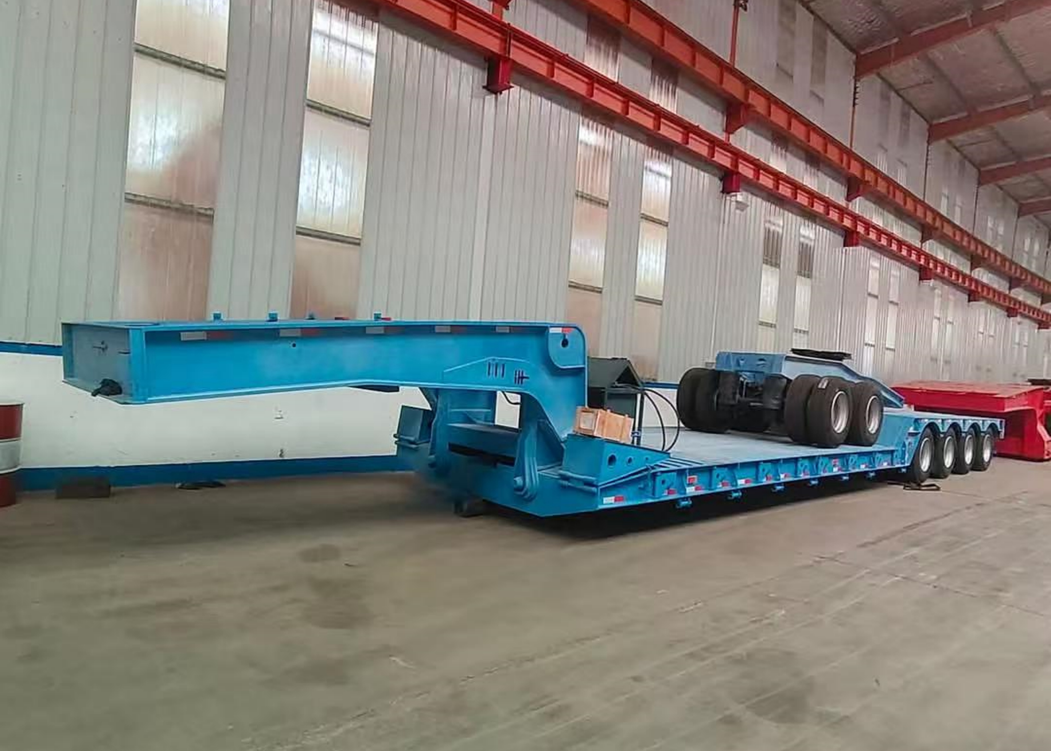 detachable lowbed trailer