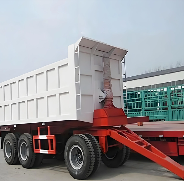 3 Axle Tipper Dump Drawbar Full Trailer