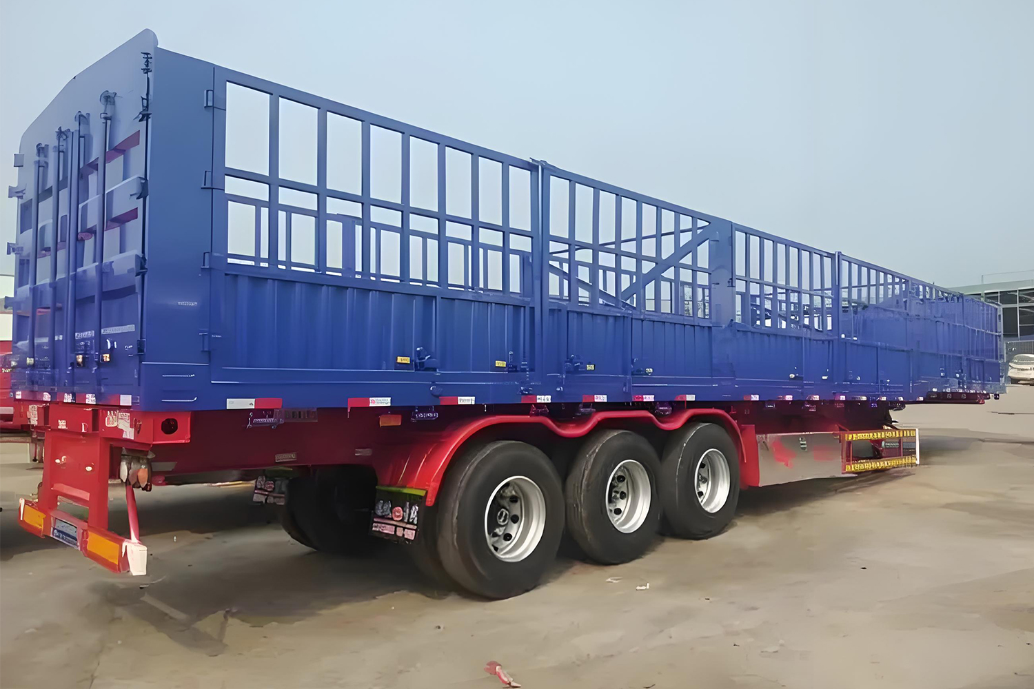 Tri Axle Sidewall Semi Trailer for Sale in Philippines