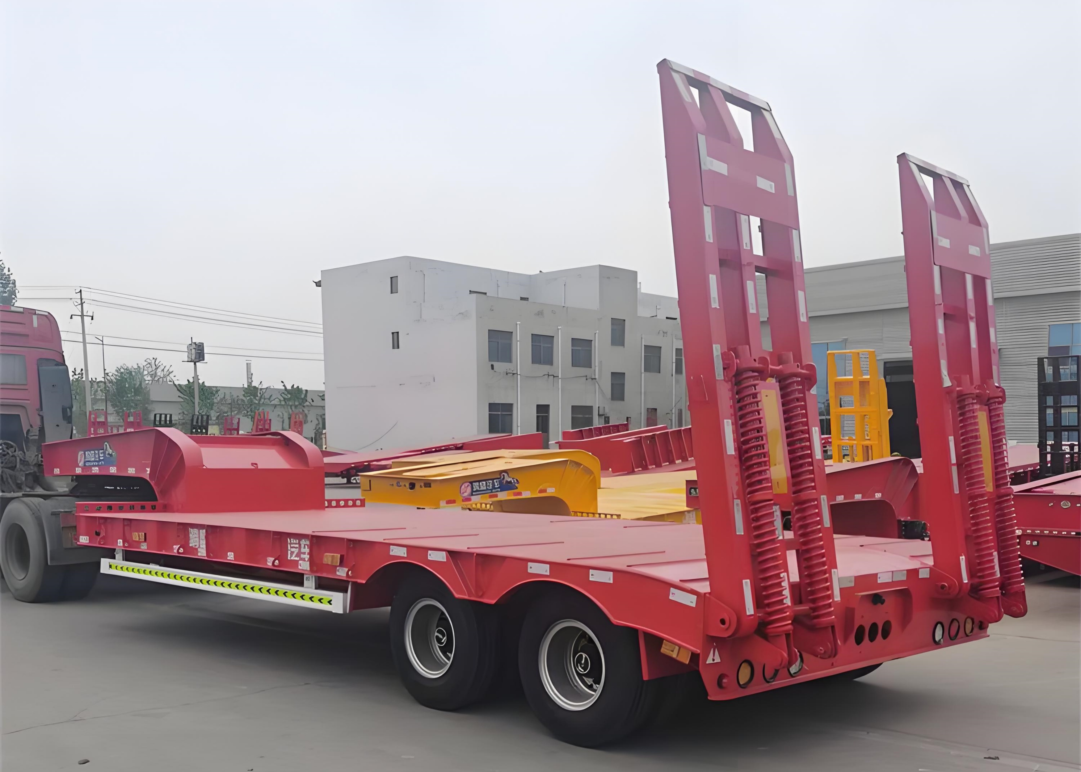 2 Axle Lowbed Semi Trailer