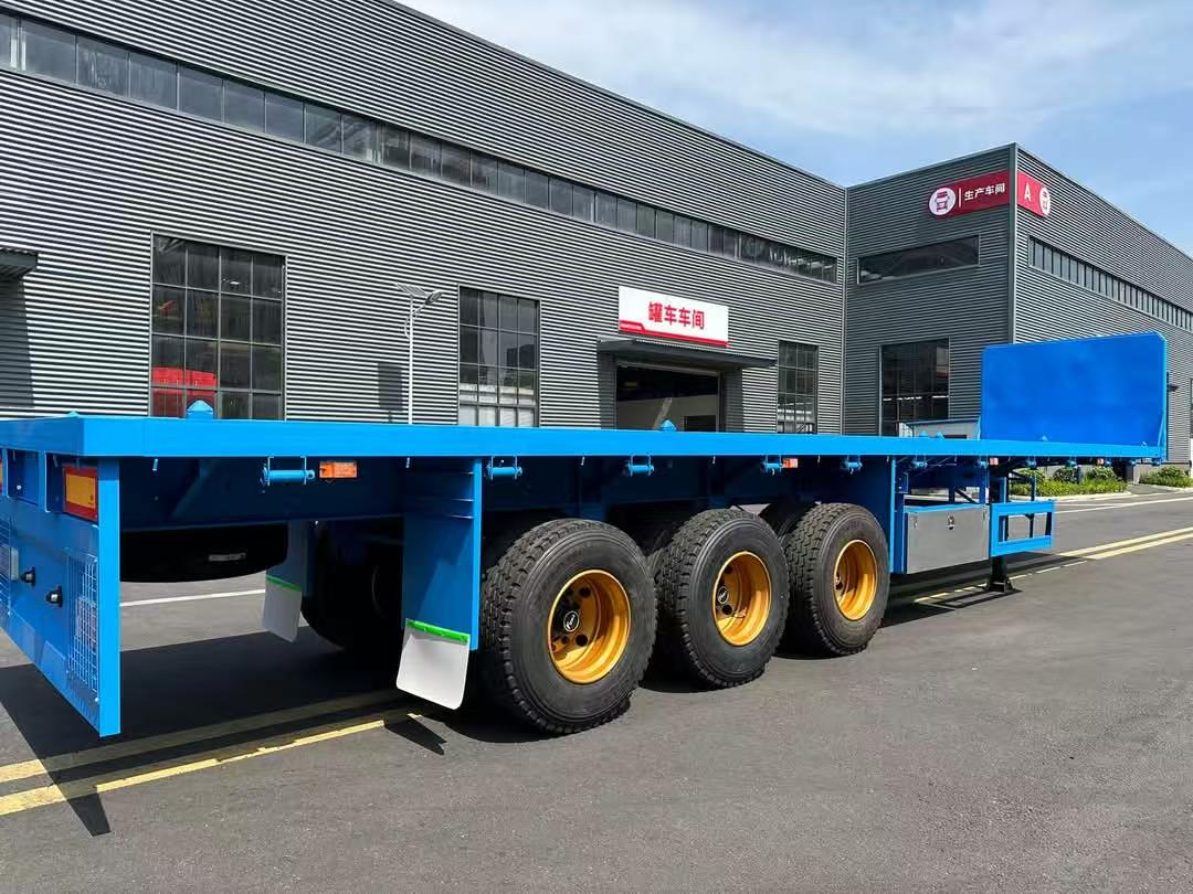 Flatbed Truck Semi Trailer