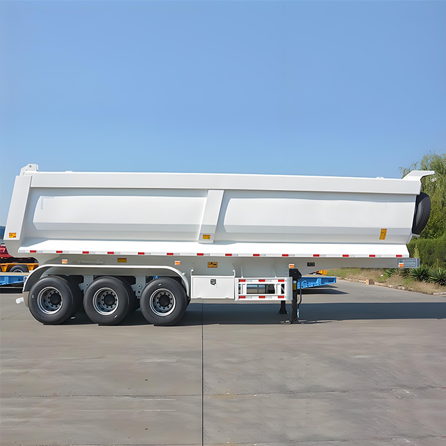 20-80T Ton Hydraulic Self Rear Dump Semi Trailer