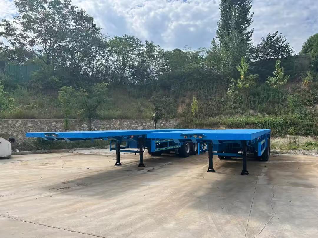 2 Axle Flatbed Trailer For Sale To Panama