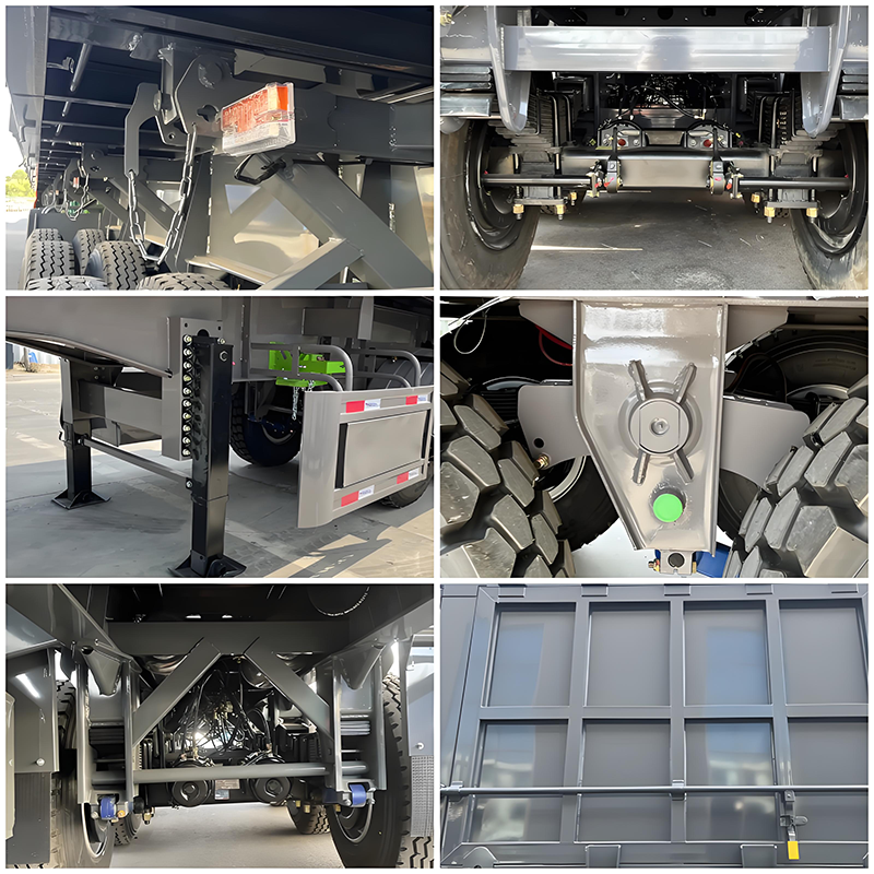 20-50CBM Cubic Hydraulic Side Dump Tipper Semi Trailer 20-50CBM Cubic Hydraulic Side Dump Tipper Semi Trailer