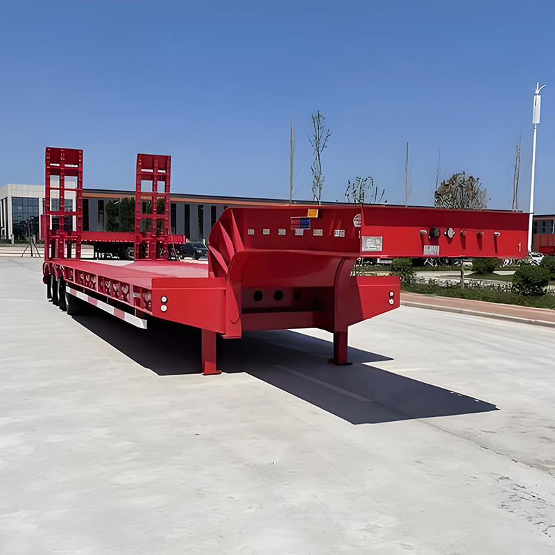 Lowbed Semi Trailer design and dimensions